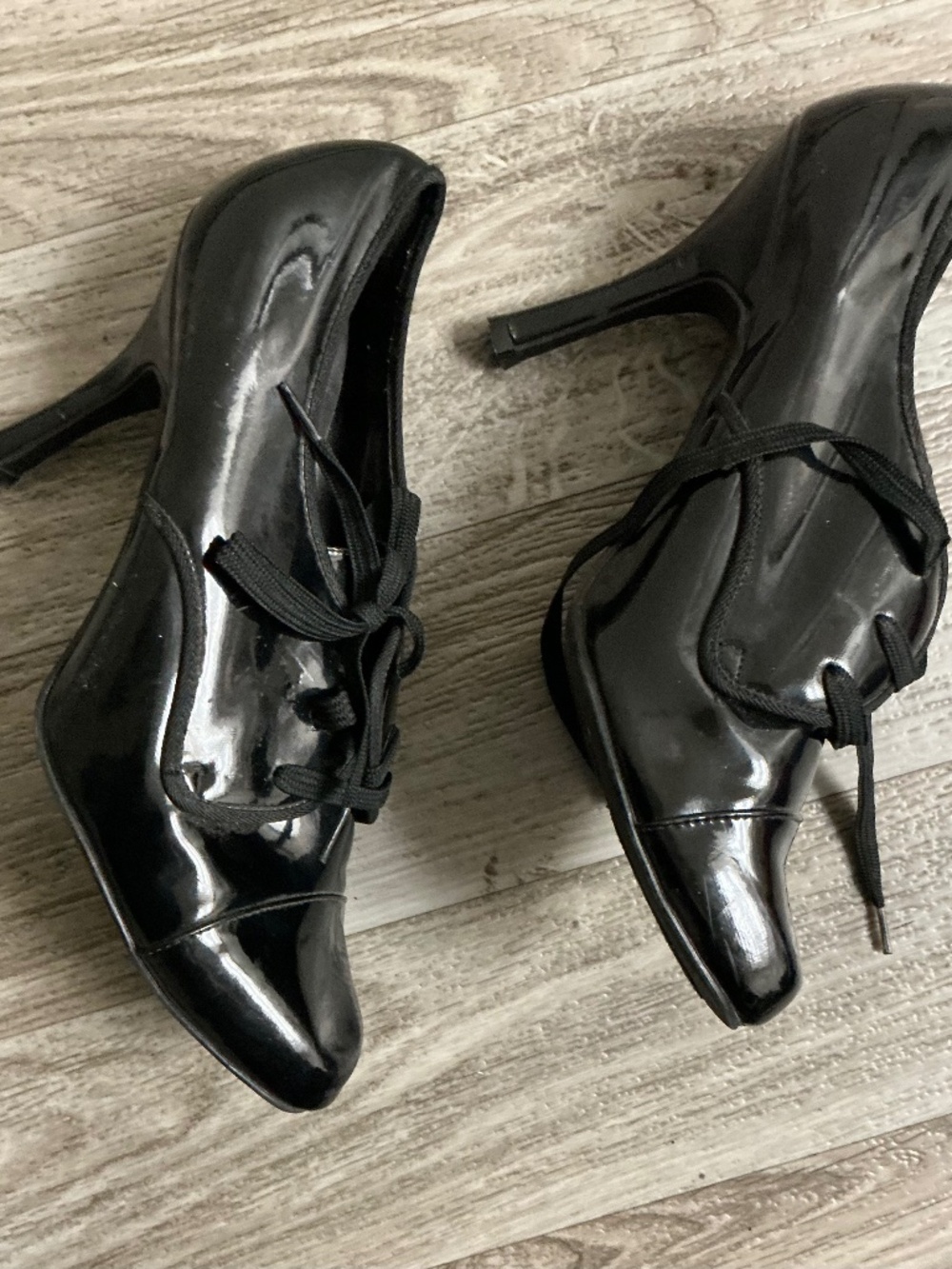 Black ankle boots witchy goth size 8.5